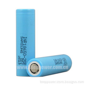 18650 2500mah - INR18650-25R 20A continuous discharge 3.6v samsung inr18650 25r